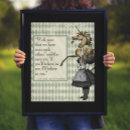Search for vintage harlequin posters Alice in wonderland