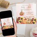 Search for pumpkins and sunflowers invitations Leaves