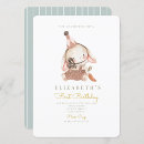 Search for bunny 1st birthday invitations Rabbit