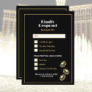 Search for casino invitations Black and gold