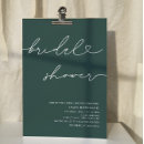Search for emerald green bridal shower invitations Stylish