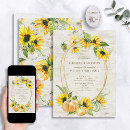 Search for pumpkins and sunflowers invitations Watercolor