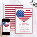 Search for fourth of july baby shower invitations Stars and stripes