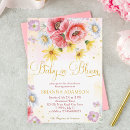Search for poppy baby shower invitations Baby in bloom