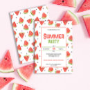 Search for red watermelon invitations Summer party
