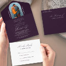 Search for purple wedding invitations Calligraphy