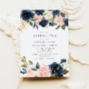 Search for blush and navy invitations Bride