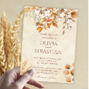 Search for fall leaves wedding invitations Earthy tones