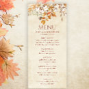 Search for fall wedding menus Typography