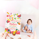 Search for watermelon 2nd birthday invitations Tutti frutti