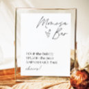 Search for momosa bar signs Baby shower drink