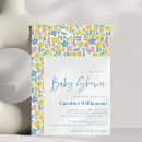 Search for blue and yellow baby shower invitations Boho chic
