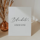 Search for blankets wedding signs Black and white