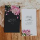 Search for peony business cards Modern