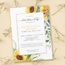 Search for sunflower celebration of life invitations Bereavement