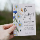 Search for blue daisy wedding invitations Elegant