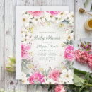 Search for elegant glitter baby shower invitations Flowers