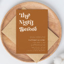 Search for retro rehearsal dinner invitations Minimalist
