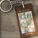 Search for rustic wood key rings Dad