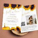 Search for fall sunflower wedding invitations Calligraphy script