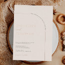 Search for cream and gold wedding invitations Minimalist