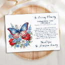 Search for butterfly memorial cards In loving memory