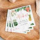 Search for luau napkins Tropical birthday