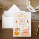 Search for bridal tea party invitations Whimsical