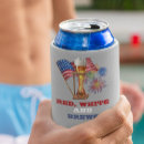 Search for red white blue can coolers Usa