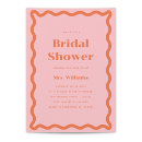 Search for bridal shower invitations retro