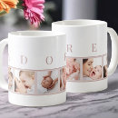 Search for adorable mugs Photo collage