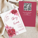 Search for crimson wedding invitations Modern