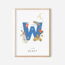 Search for alphabet nursery posters Ocean