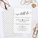 Search for vow renewal ceremony invitations Minimalist