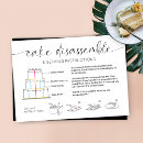 Search for black cake business cards Minimalist