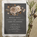 Search for vintage black and ivory wedding invitations Floral