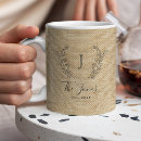 Search for rustic monogram mugs Elegant