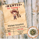 Search for wanted invitations Wild west