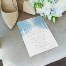 Search for winter wedding invitations Blue and white