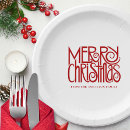 Search for elegant christmas paper plates Minimalist
