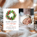 Search for silent night invitations Baby