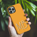 Search for orange iphone cases Initials