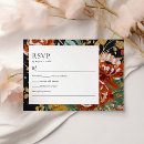Search for black orange and gold invitations Botanical