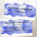 Search for paint brush business cards Blue