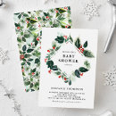 Search for greenery baby shower invitations Winter