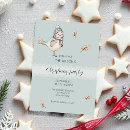 Search for bird christmas invitations Watercolor