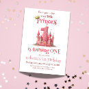 Search for little princess 1st birthday invitations Royal celebration