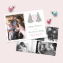 Search for monogrammed christmas cards For her