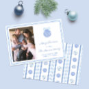 Search for blue and white christmas cards Elegant