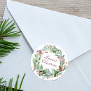 Search for holiday greenery stickers Wreath